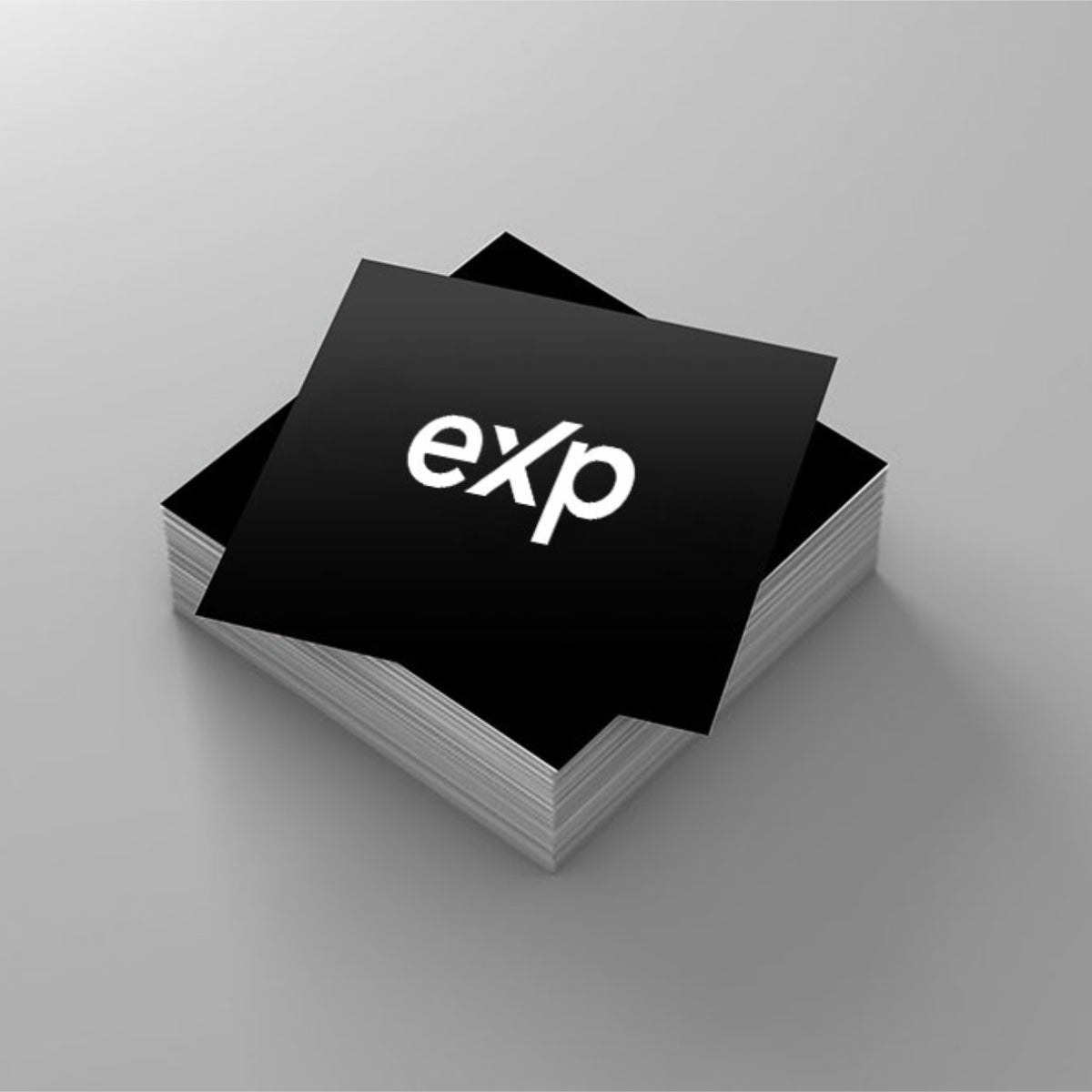 Personalised eXp For Sale Board Stickers – Black – Pack of 10