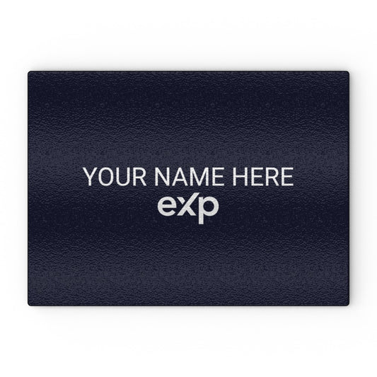 Personalised eXp Glass Chopping Board – Premium New Homeowner Gift